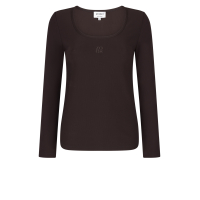 Travel rib long sleeve June Brown