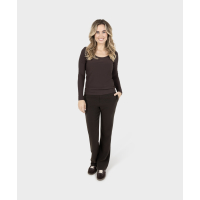 Travel rib long sleeve June Brown