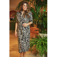 Travel dress Penny Black Brown