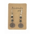 Earrings DQ Metal, Small Beads & Ibiza Charm