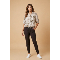 Travel pants Amber Espresso Brown