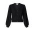Cardigan black with relief Rudy
