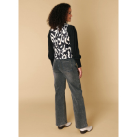 Black Flair Jeans Raomi with studs