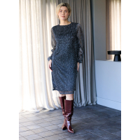 Dress Angela Silver Sparkle