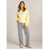 Pants Vien Off white/Navy Blue