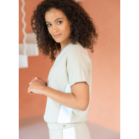 Sweater short sleeve Vienna Beige