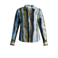 Blouse Huda Blue and Green