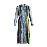 Maxi Dress Hiltje Blue and Green