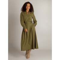 Maxi Skirt Olive Green Harleen 