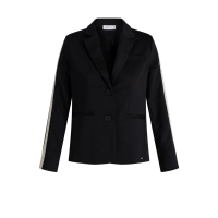 Blazer Marta Black with white stripe