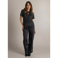 Pants Meri Black shinny