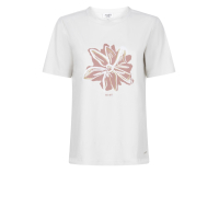 Travel T shirt Mee off white/rose