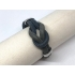 Bracelet with Knot in the color Blue & Grey