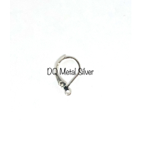 Earrings DQ Metal &Black Flakes Charm