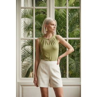 Top Christine Pistachio