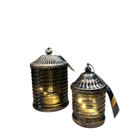 Set 2 Lanterns LED Green