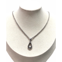 Necklace Jasseron & Drop Charm 