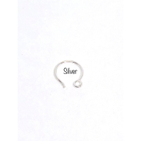 Earrings Small Silver & Hearts