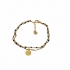 Jasseron Double SST Bracelet Gold & Black