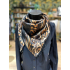 Triangle Scarf Panter Print 