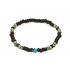 Miyuki Bracelet  Brown & Turquoise Beads