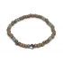 Miyuki Bracelet  Taupe & Grey Beads