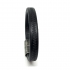 Leather Men Bracelet Black Structure