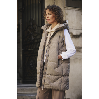 Body warmer Marleen Taupe