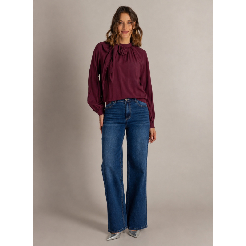 Blouse Dark Wine red Mya