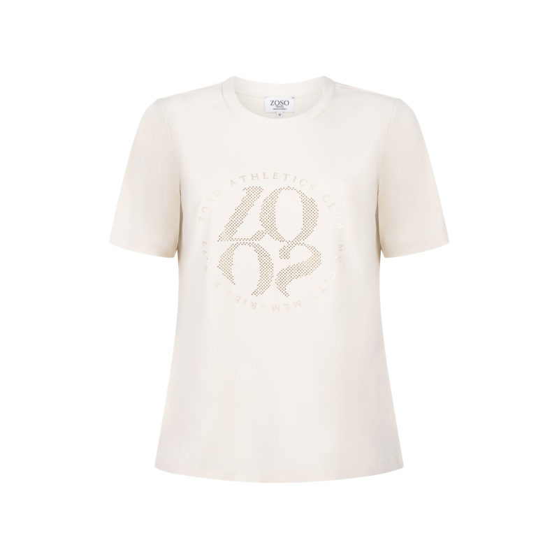 Travel T shirt Britt Ivory 