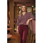 Travel Blouse Lisanne Bordeaux