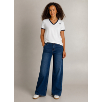 T Shirt Haylen white and blue