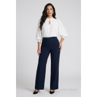 Pants Heels Navy Blue