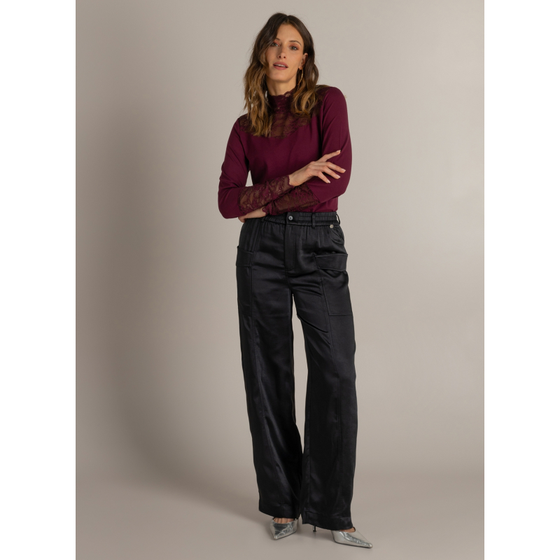 Pants Meri Black shinny