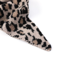 Leopard triangle scarf 