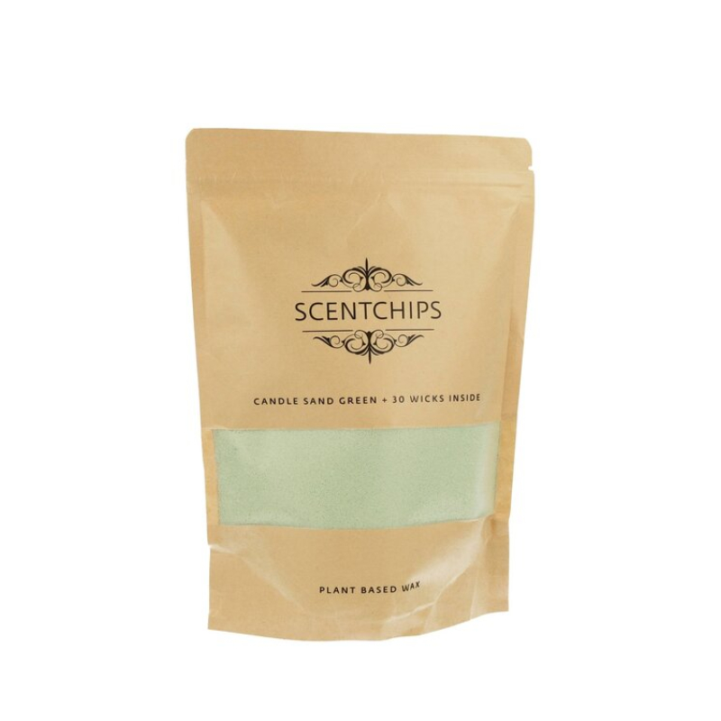 Scent Chips Candle Sand Green 500 gr