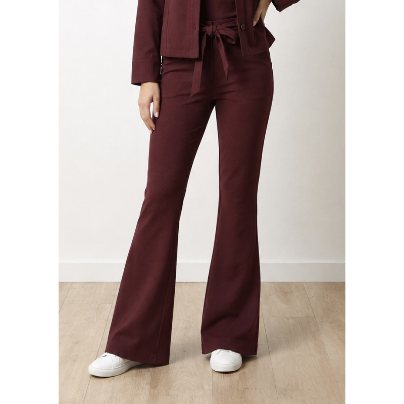 Travel flaire pants Belle Bordeaux 