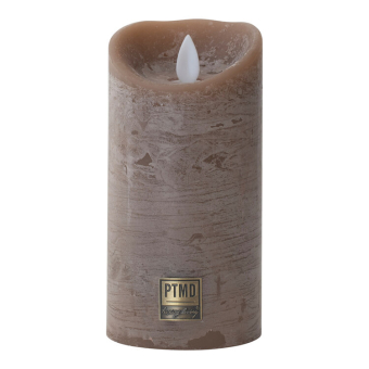 LED Candle PTMD Brown M