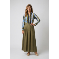 Blouse Huda Blue and Green