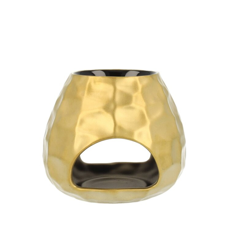 Scent Chips Wax Burner Chisseled Small Gold 