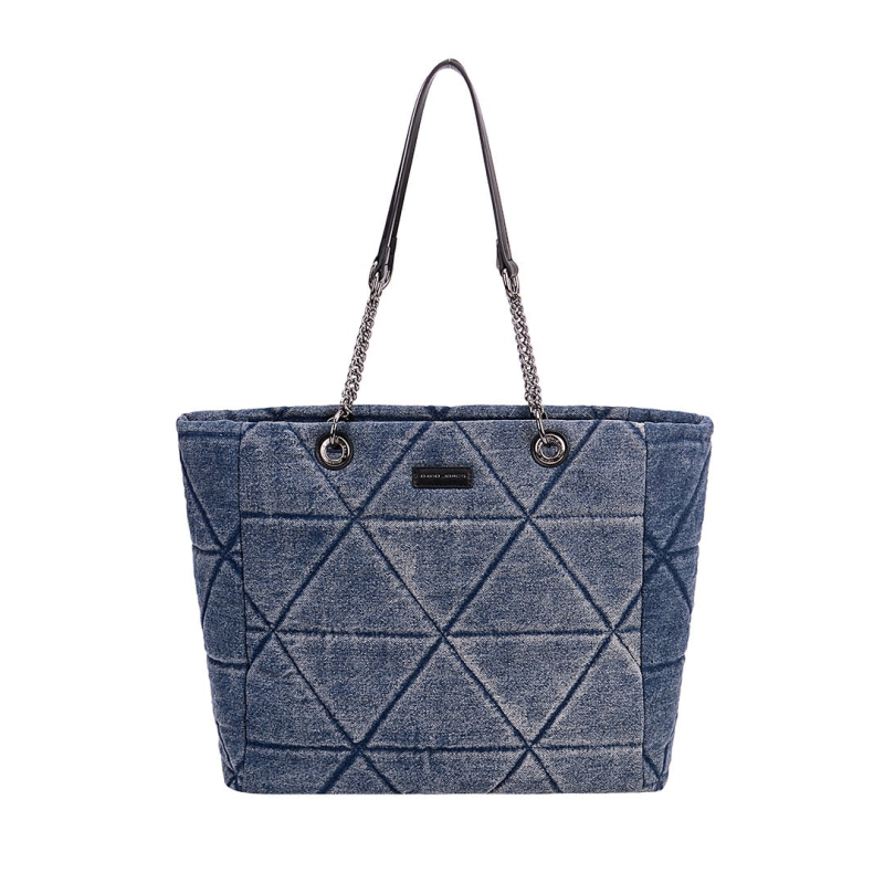 Denim Shopper Silver