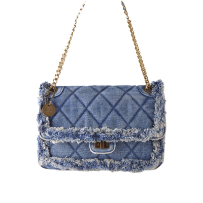 Denim Shoulder bag Gold