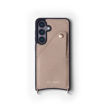 Leather Samsung Phone Case Beige