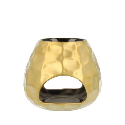 Scent Chips Wax Burner Chisseled Small Gold Scent Chips Wax Burner Chisseled Small Gold