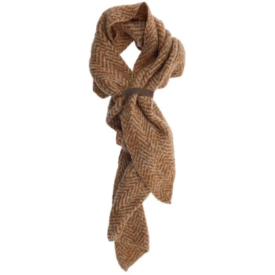 Scarf Jet Almond Brown