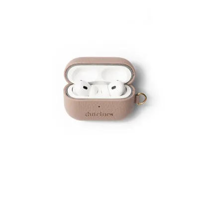 Leather AirPods Case Beige