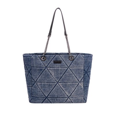 Denim Shopper Silver