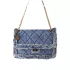 Denim Shoulder bag Gold