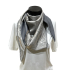 Handmade Scarf Grey With print 