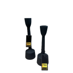 Set 2 Candle Holders Black